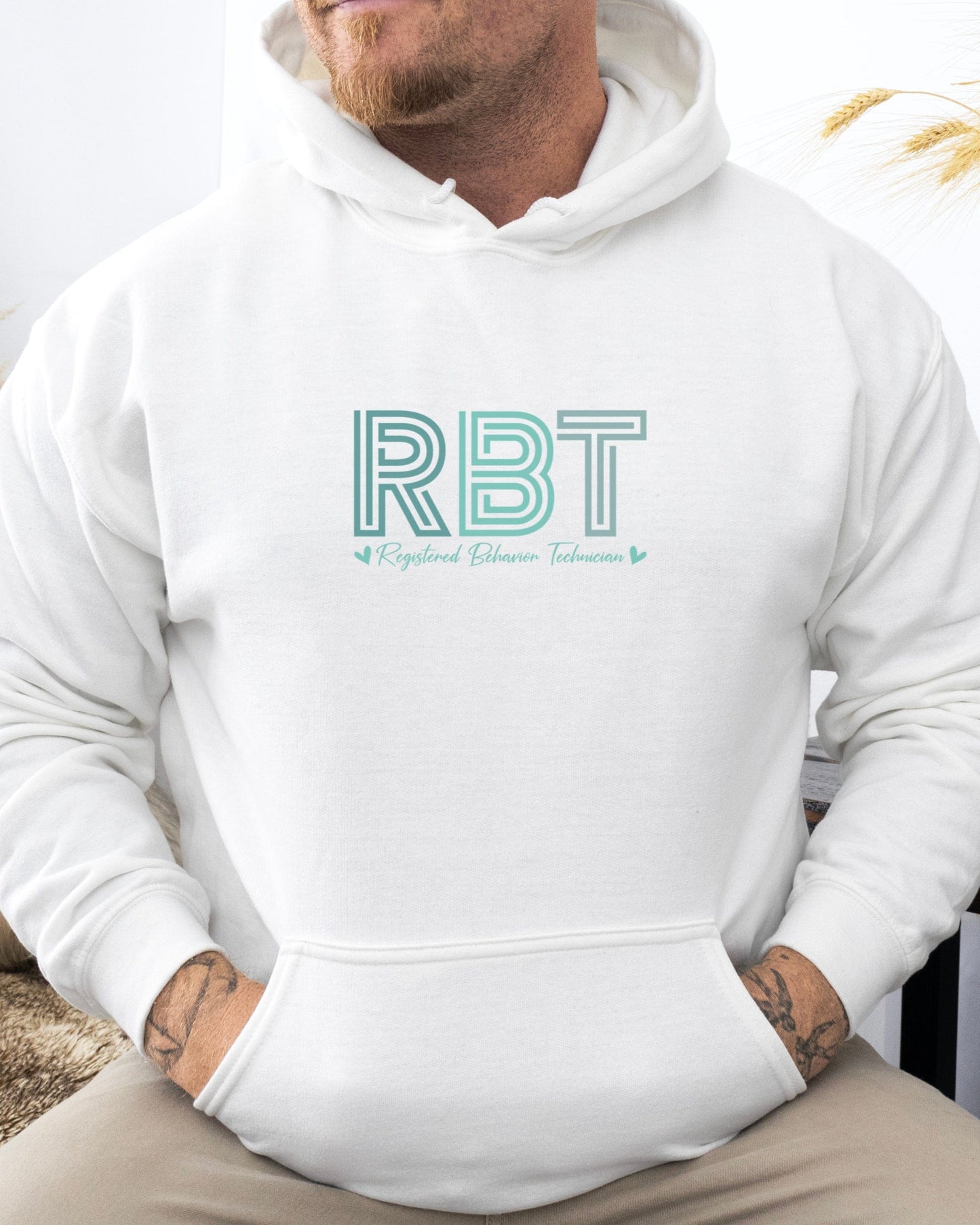 RBT Geometric Hoodie-Neurodiversity, ADHD & Autism Awareness & Acceptance Hoodie by Daily Bloom