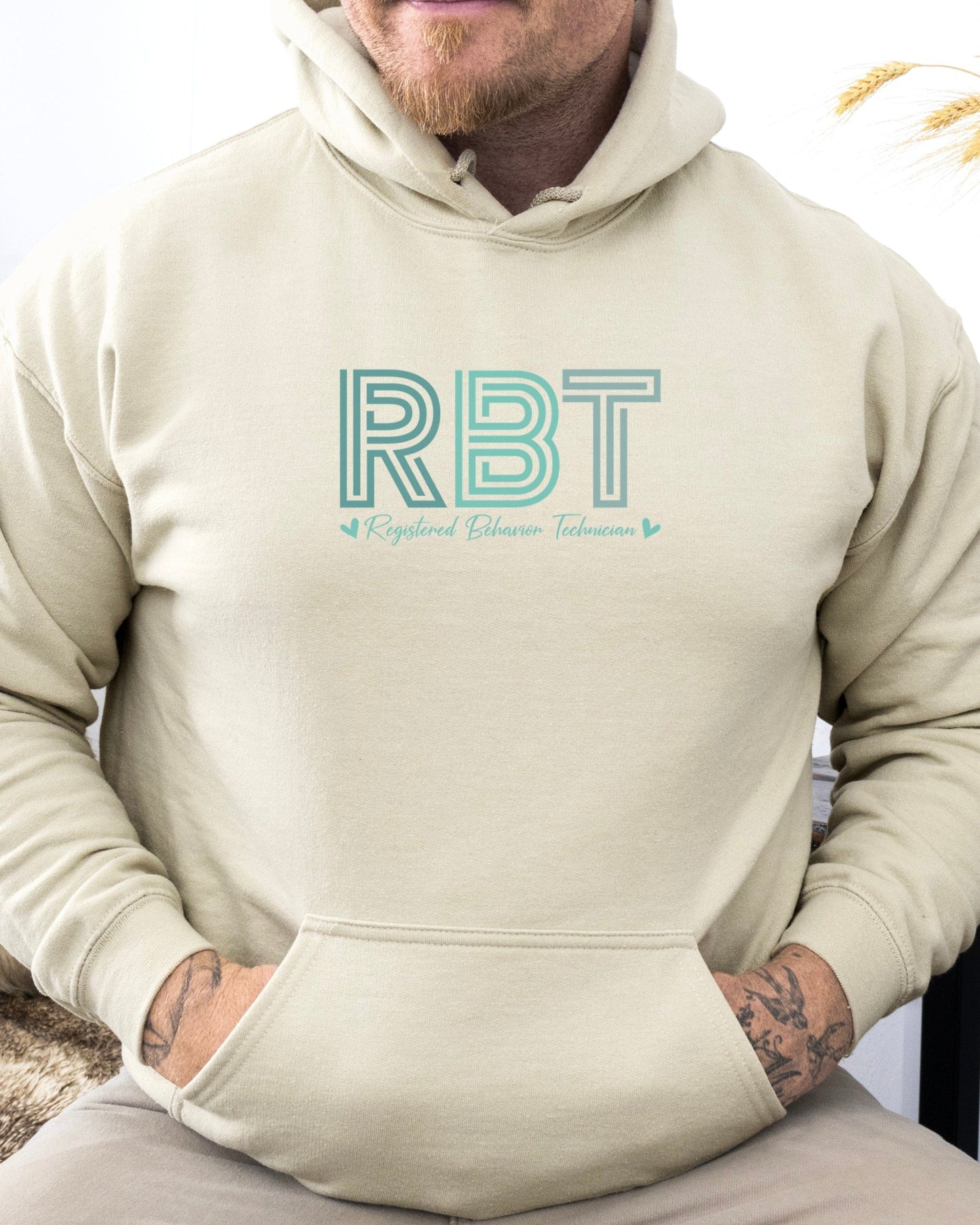RBT Geometric Hoodie-Neurodiversity, ADHD & Autism Awareness & Acceptance Hoodie by Daily Bloom