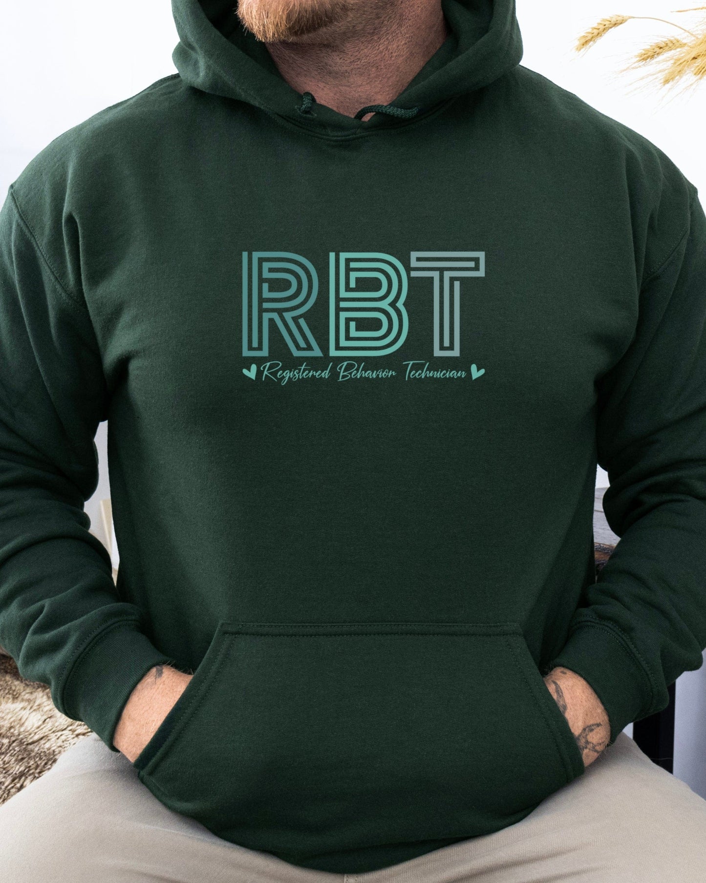 RBT Geometric Hoodie-Neurodiversity, ADHD & Autism Awareness & Acceptance Hoodie by Daily Bloom