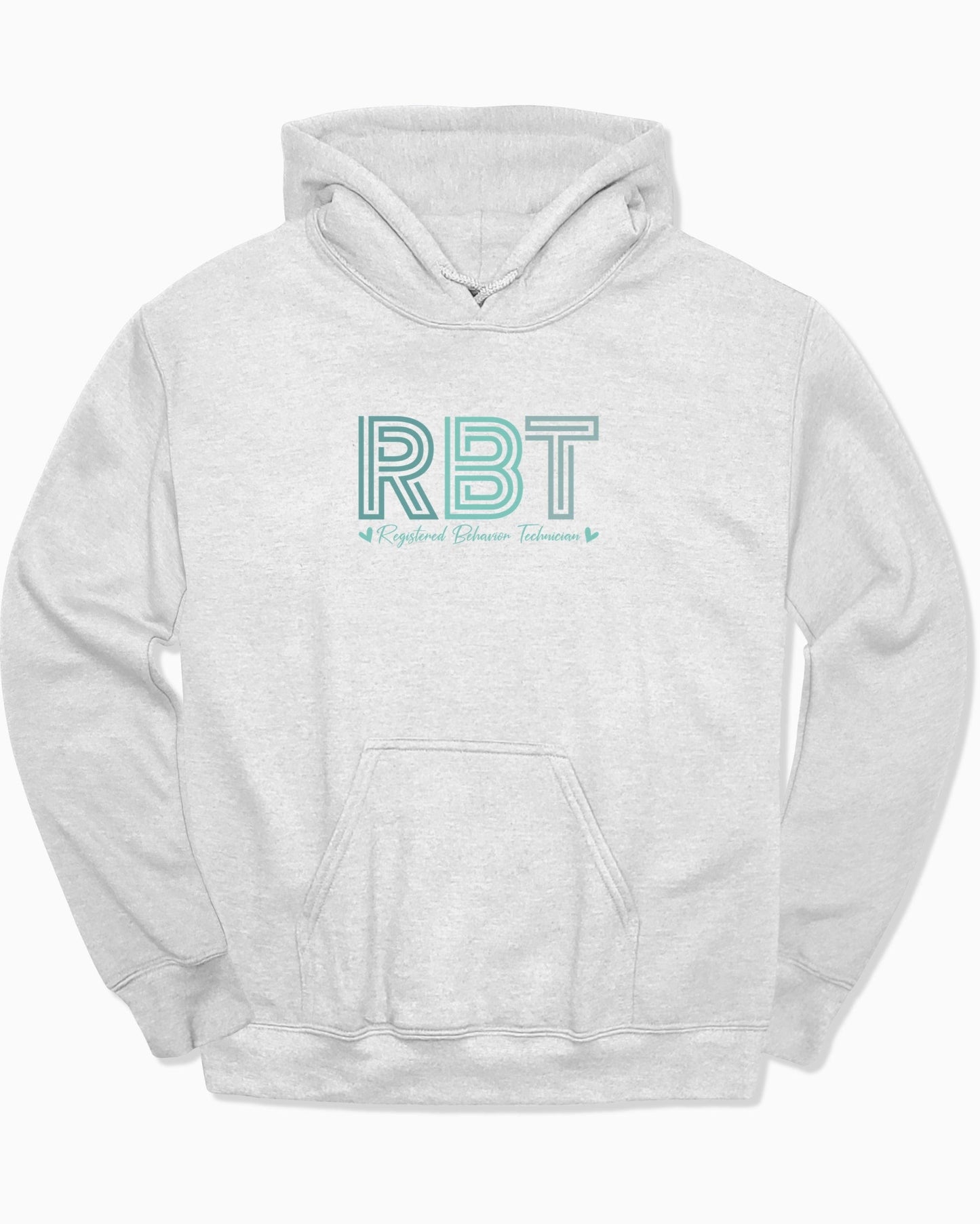 RBT Geometric Hoodie-Ash-Neurodiversity, ADHD & Autism Awareness & Acceptance Hoodie by Daily Bloom