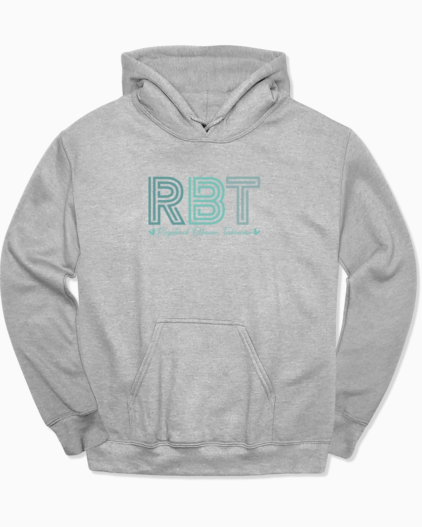 RBT Geometric Hoodie-Sport Grey-Neurodiversity, ADHD & Autism Awareness & Acceptance Hoodie by Daily Bloom