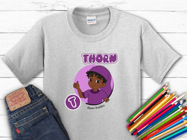 Autism Kids clothes - Thorn Profile Picture - Bloom Buddies Kids T-Shirt - Daily Bloom