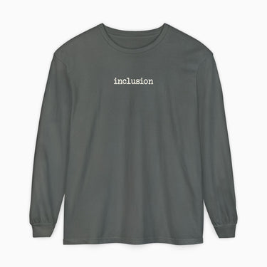 Autism Long - sleeve - Inclusion Statement Comfort Colors Long Sleeve T-Shirt - Daily Bloom