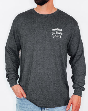 Autism Long - sleeve - Proud Autism Uncle Long Sleeve T-Shirt - Daily Bloom
