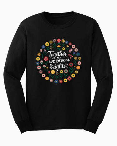 Autism Long - sleeve - Together We Bloom Brighter Long Sleeve T-Shirt - Daily Bloom