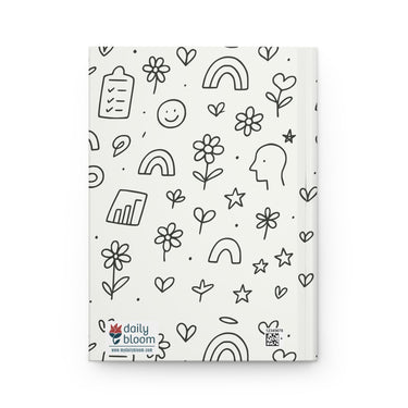Autism Paper products - Mothers Day 2025 - Mom Cross Personalized Hardcover Journal Notebook - Daily Bloom