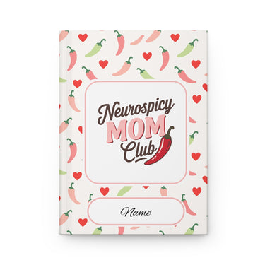 Autism Paper products - Mothers Day 2025 - Neurospicy Mom Club Personalized Hardcover Journal Notebook - Daily Bloom
