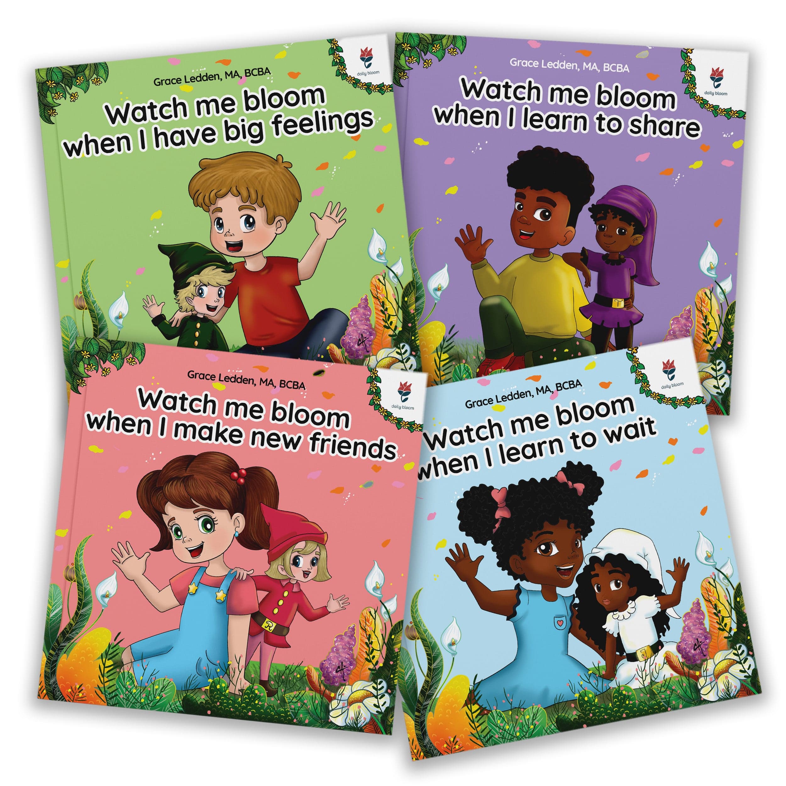 Daily Bloom Coping Series 4 Book Bundle-Neurodiversity, ADHD & Autism Awareness & Acceptance Paperback Book by Daily Bloom