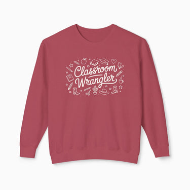 Autism Sweatshirt - Classroom Wrangler Comfort Colors Lightweight Sweatshirt - Daily Bloom
