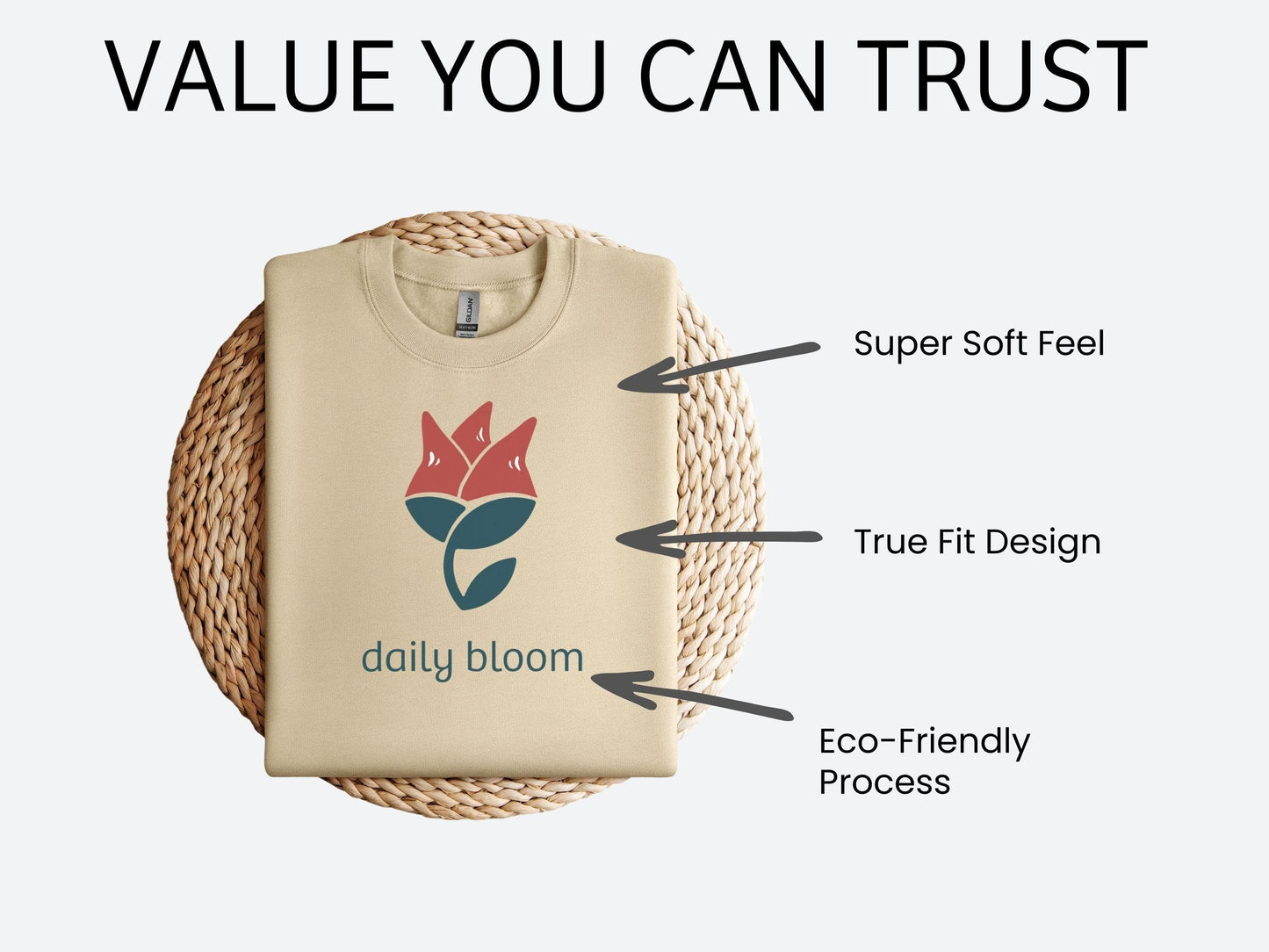 It's Okay To Feel All The Feels Sweatshirt-Neurodiversity, ADHD & Autism Awareness & Acceptance Sweatshirt by Daily Bloom