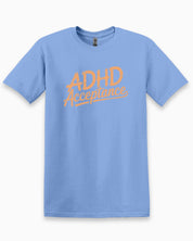 Autism T-Shirt By Daily Bloom ADHD Acceptance Grunge Style Tee Carolina Blue / S