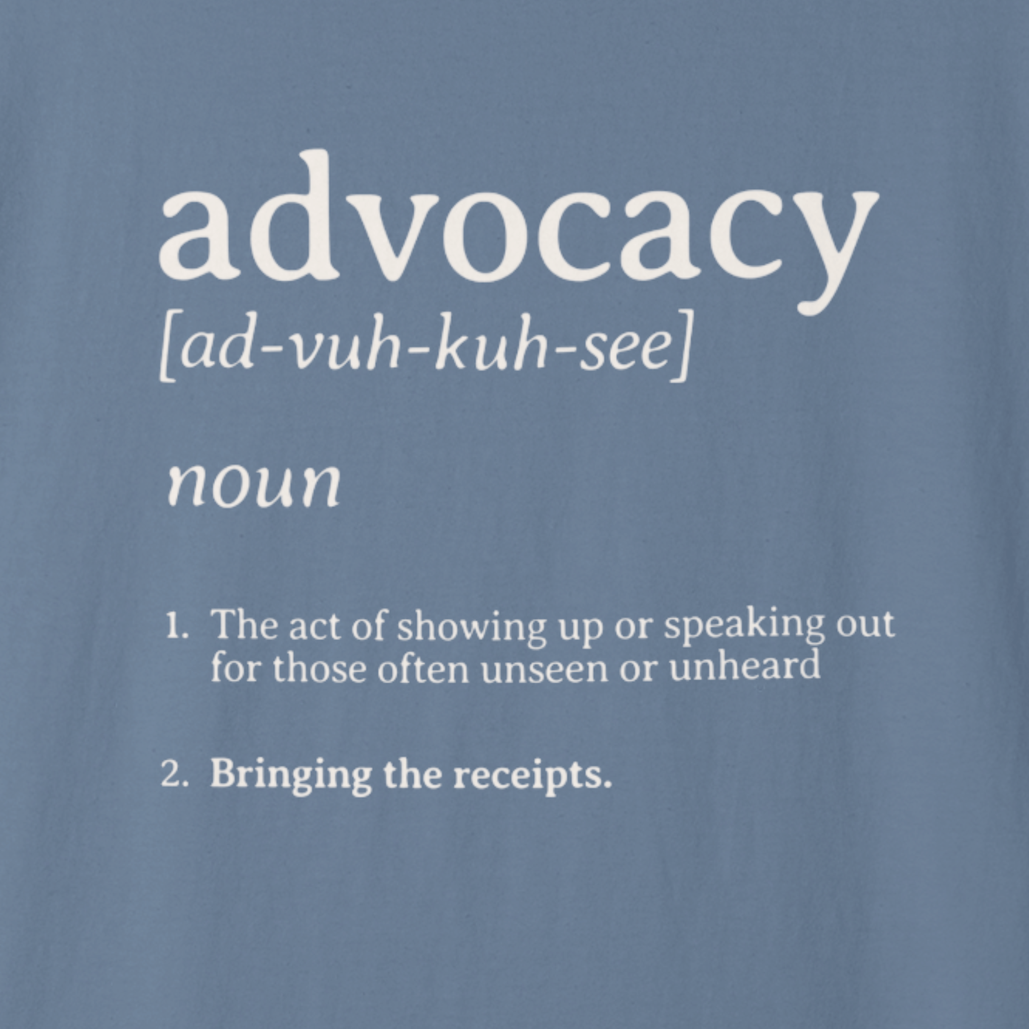 Autism T-Shirt By Daily Bloom Advocacy Definition Comfort Colors Tee