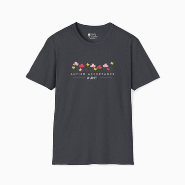 Autism T-Shirt - Autism Acceptance Aunt Tee - Daily Bloom