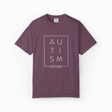 Autism T-Shirt - Autism Acceptance Box Comfort Colors Tee - Daily Bloom