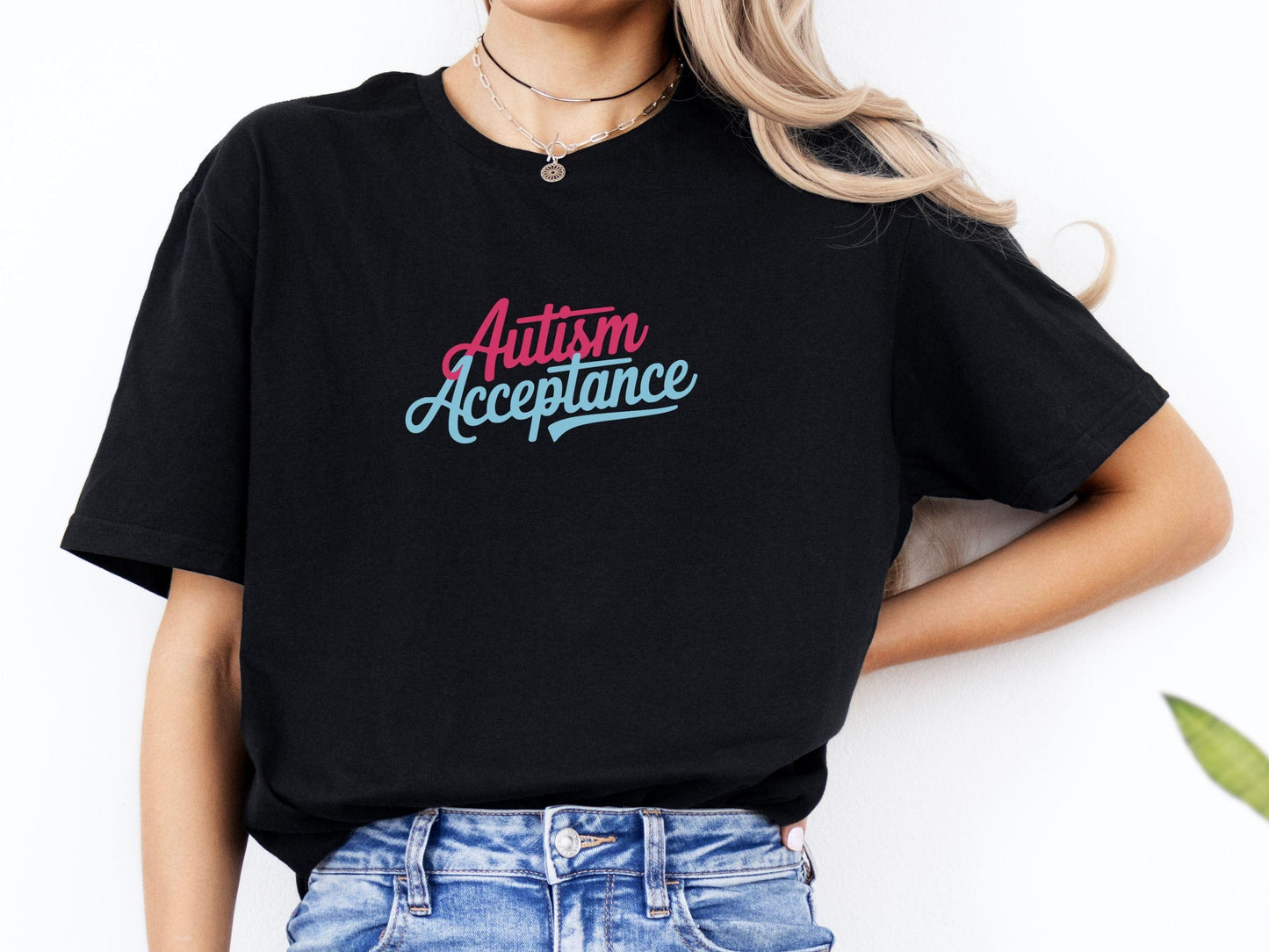 Autism Acceptance Script Tee-Neurodiversity, ADHD & Autism Awareness & Acceptance T-Shirt by Daily Bloom