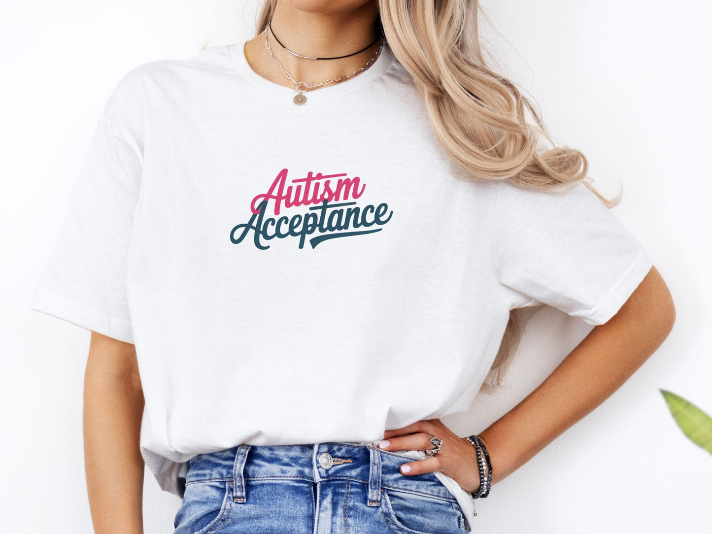 Autism Acceptance Script Tee-Neurodiversity, ADHD & Autism Awareness & Acceptance T-Shirt by Daily Bloom