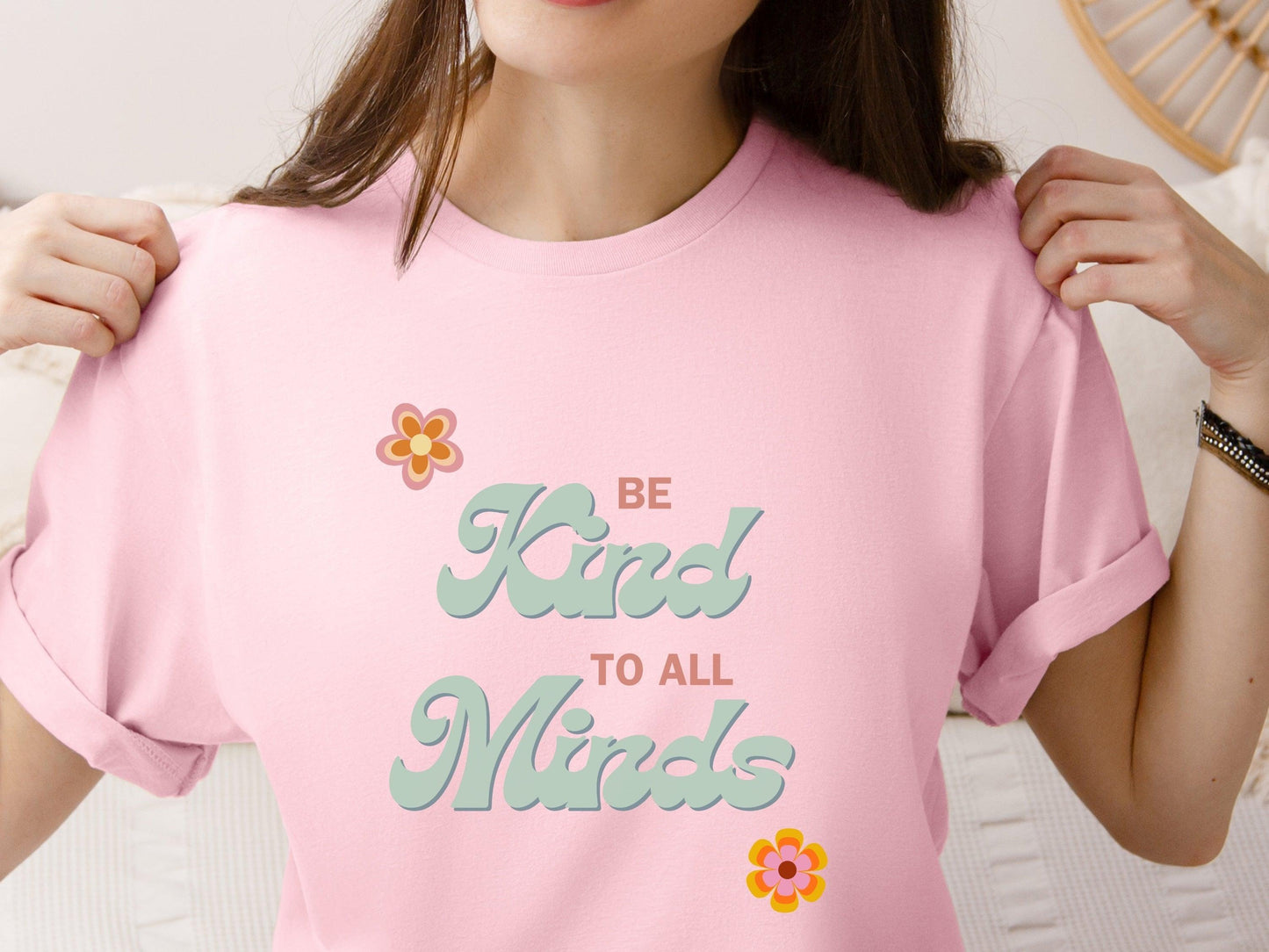 Be Kind to All Minds Tee-Neurodiversity, ADHD & Autism Awareness & Acceptance T-Shirt by Daily Bloom