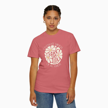 Autism T-Shirt - Celebrate Minds of All Kinds Comfort Colors Tee - Daily Bloom