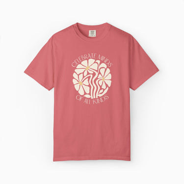 Autism T-Shirt - Celebrate Minds of All Kinds Comfort Colors Tee - Daily Bloom