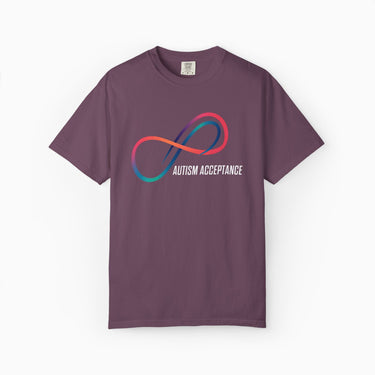 Autism T-Shirt - Loop of Acceptance Comfort Colors T-Shirt - Daily Bloom