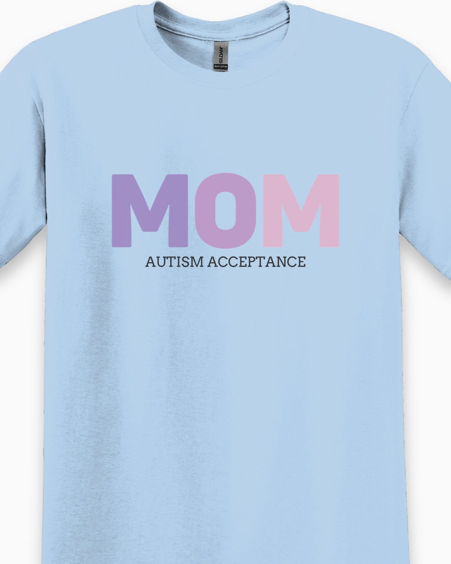 Mom Gradient Tee-Neurodiversity, ADHD & Autism Awareness & Acceptance T-Shirt by Daily Bloom