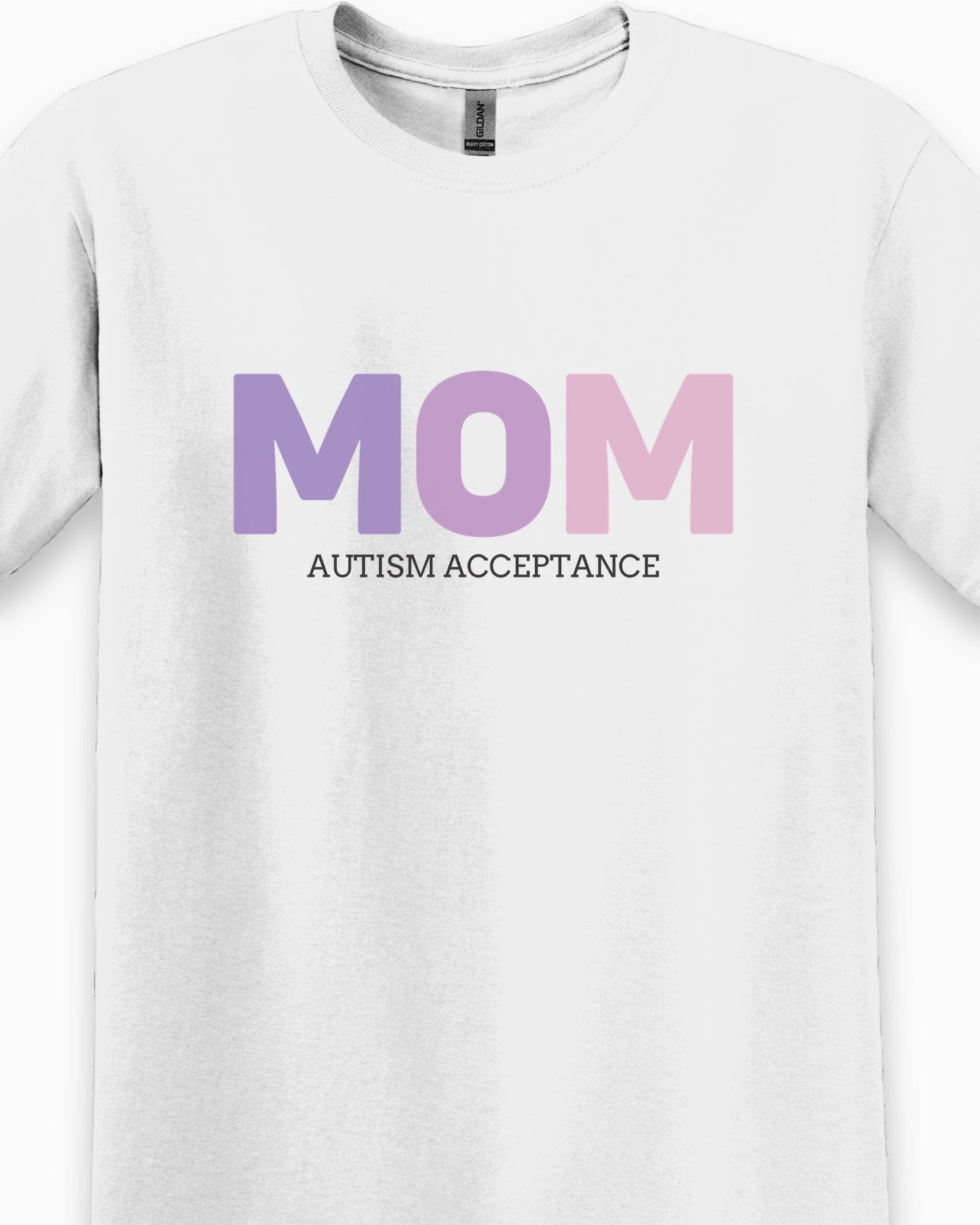 Mom Gradient Tee-Neurodiversity, ADHD & Autism Awareness & Acceptance T-Shirt by Daily Bloom