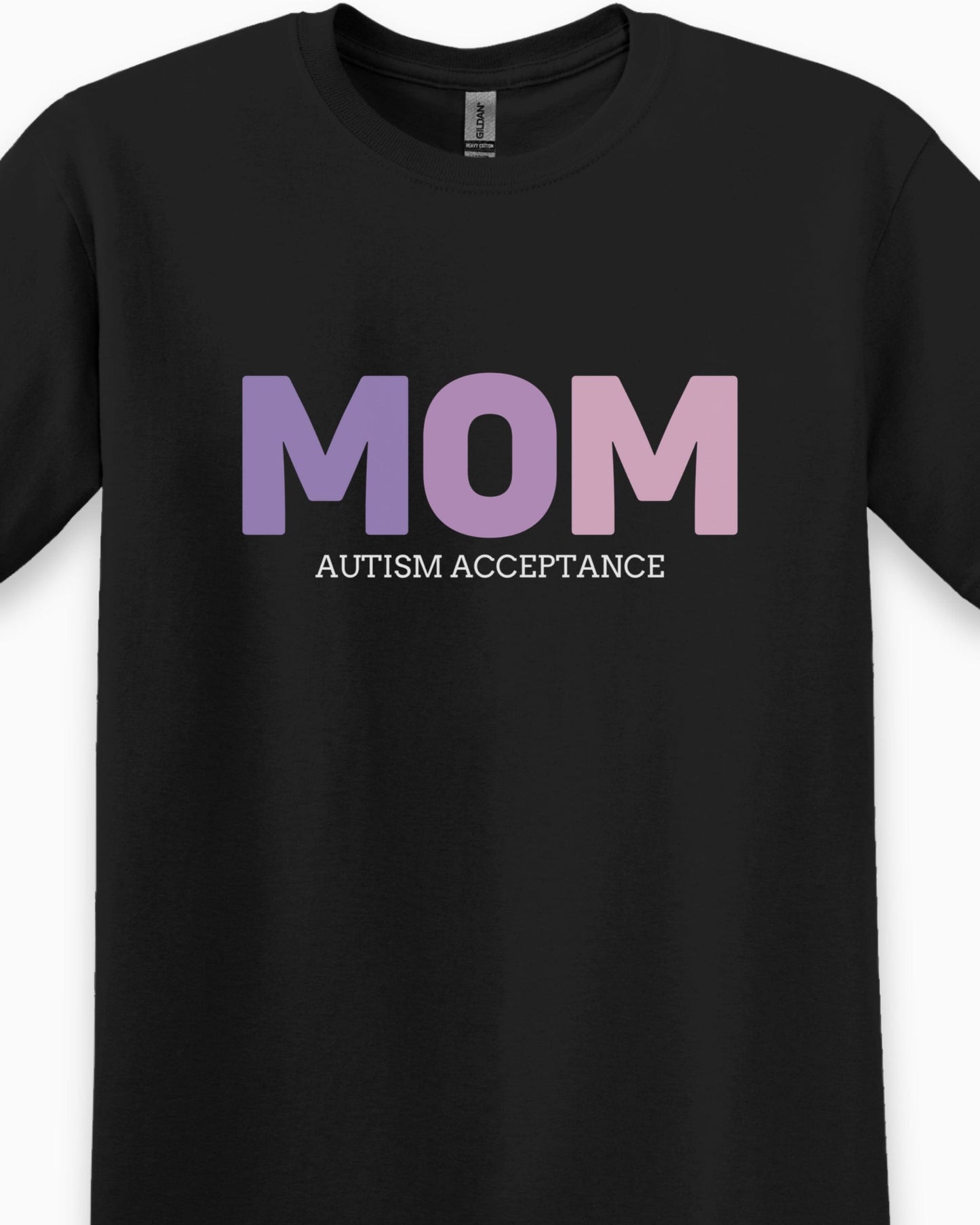 Mom Gradient Tee-Neurodiversity, ADHD & Autism Awareness & Acceptance T-Shirt by Daily Bloom