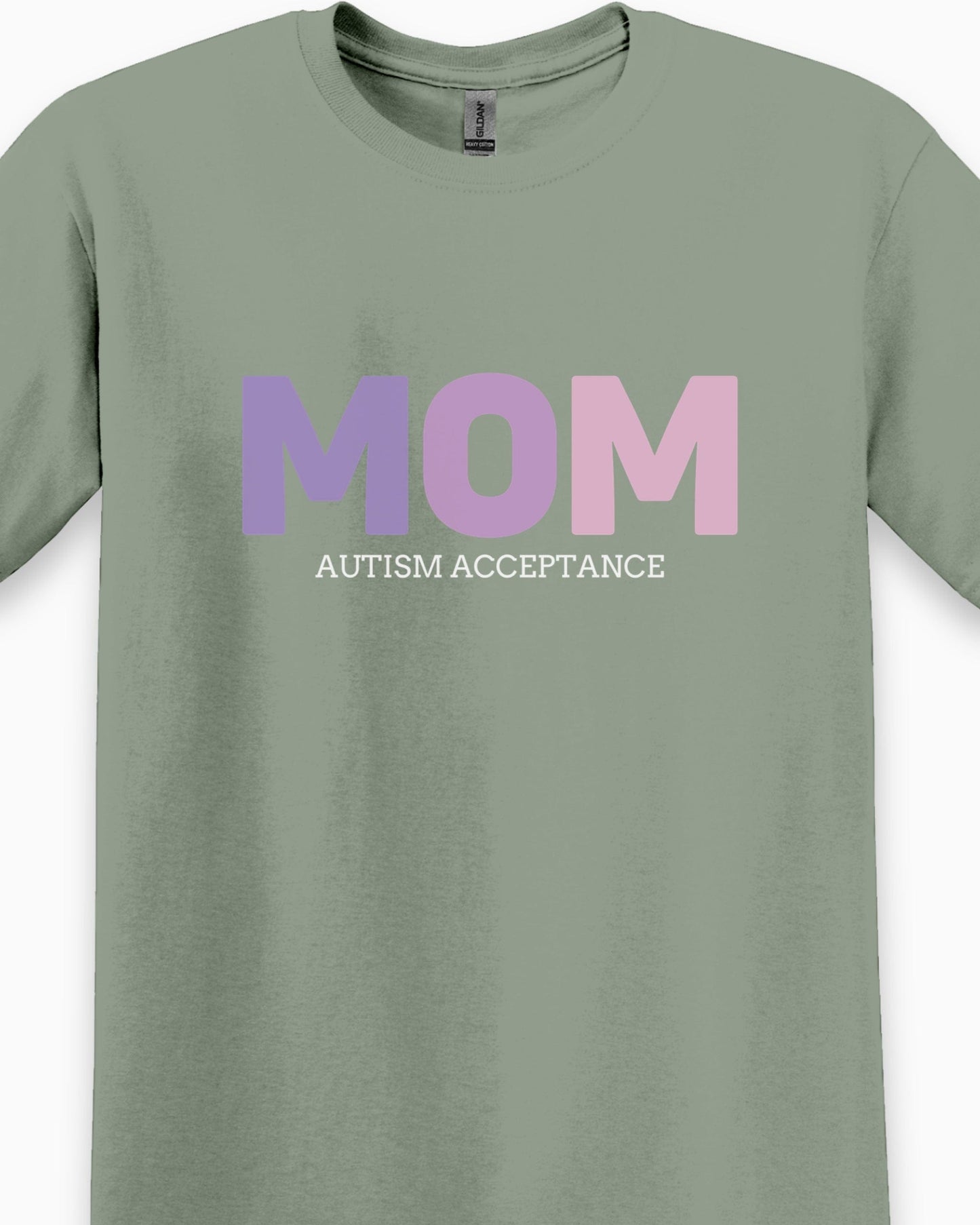 Mom Gradient Tee-Neurodiversity, ADHD & Autism Awareness & Acceptance T-Shirt by Daily Bloom