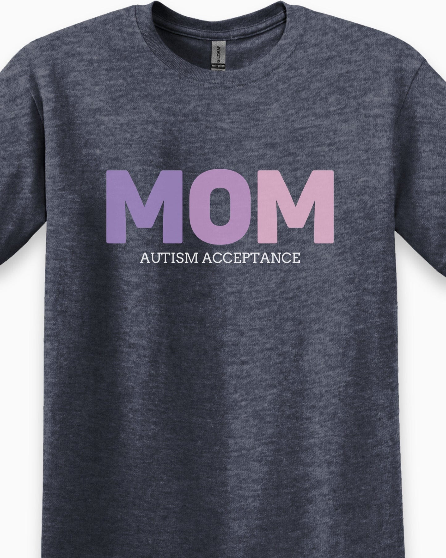 Mom Gradient Tee-Neurodiversity, ADHD & Autism Awareness & Acceptance T-Shirt by Daily Bloom