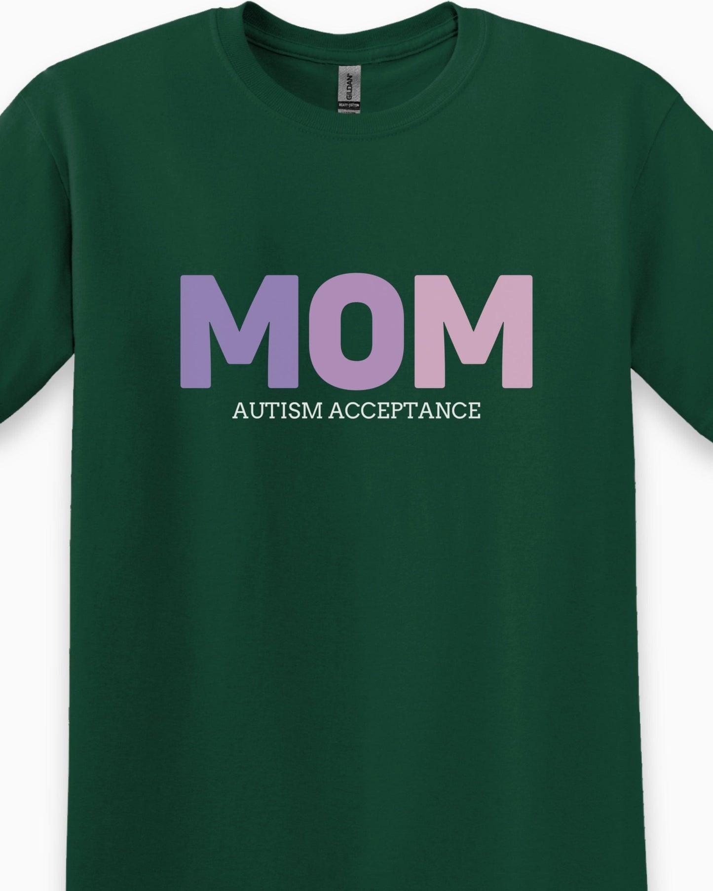 Mom Gradient Tee-Neurodiversity, ADHD & Autism Awareness & Acceptance T-Shirt by Daily Bloom