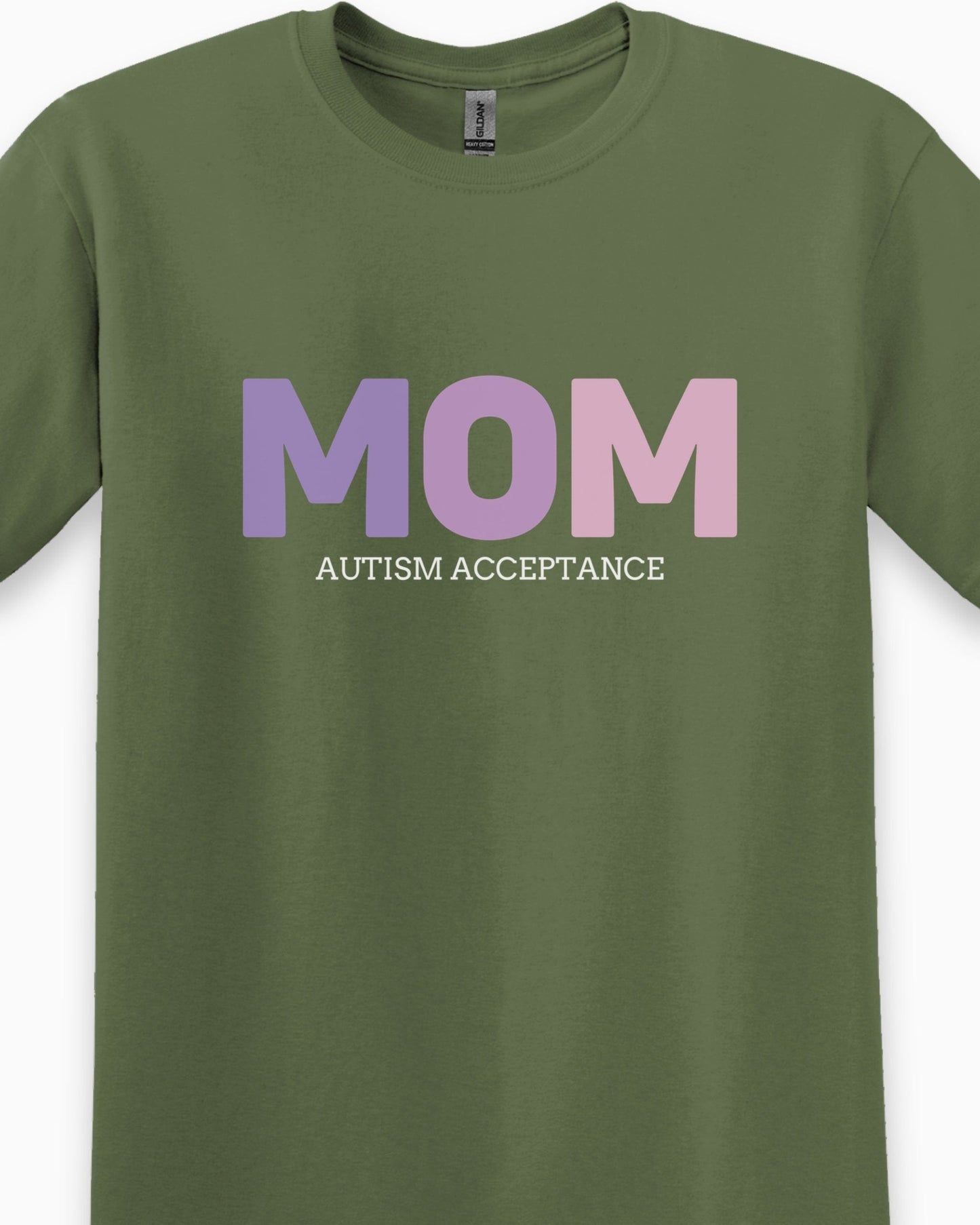 Mom Gradient Tee-Neurodiversity, ADHD & Autism Awareness & Acceptance T-Shirt by Daily Bloom