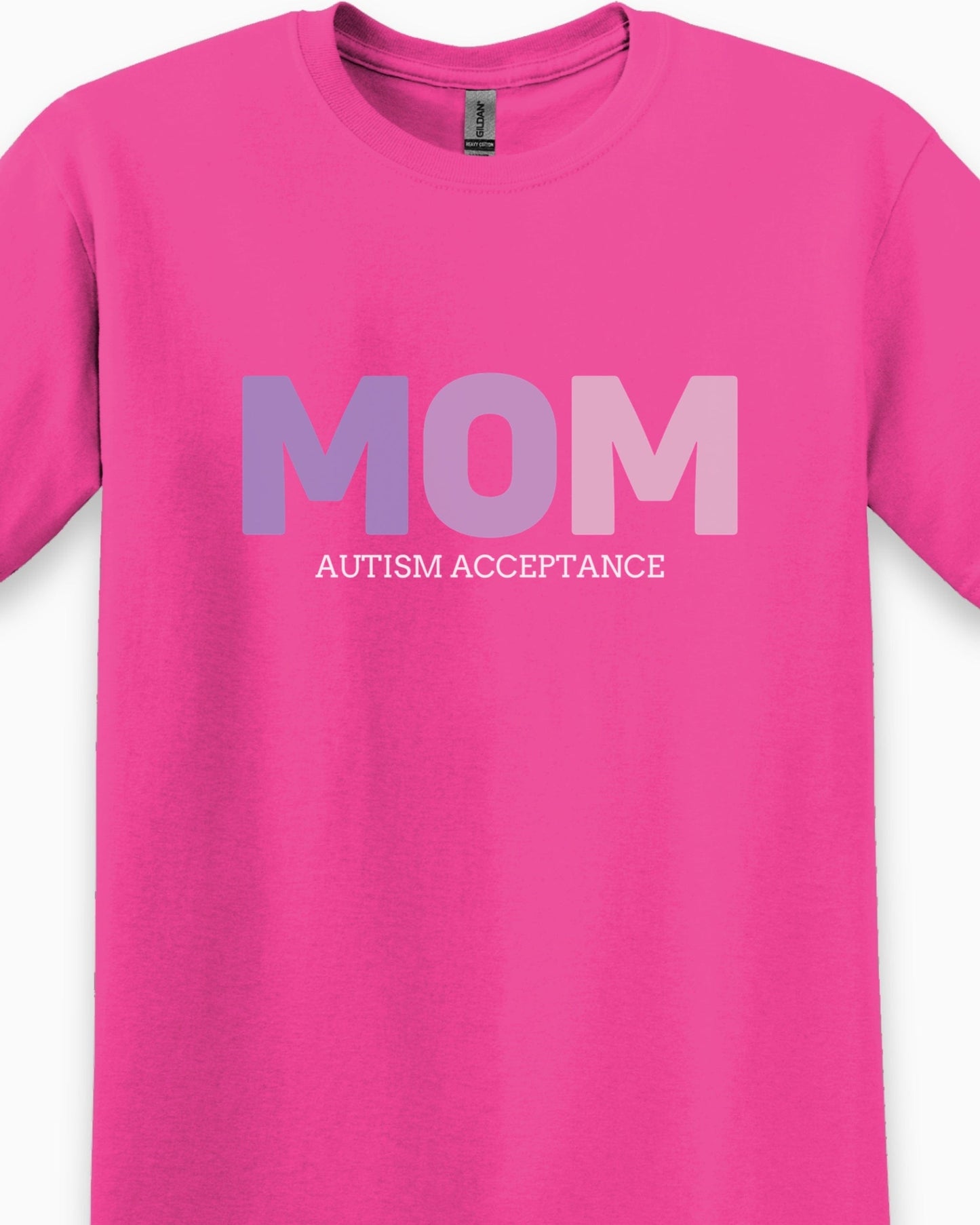Mom Gradient Tee-Neurodiversity, ADHD & Autism Awareness & Acceptance T-Shirt by Daily Bloom
