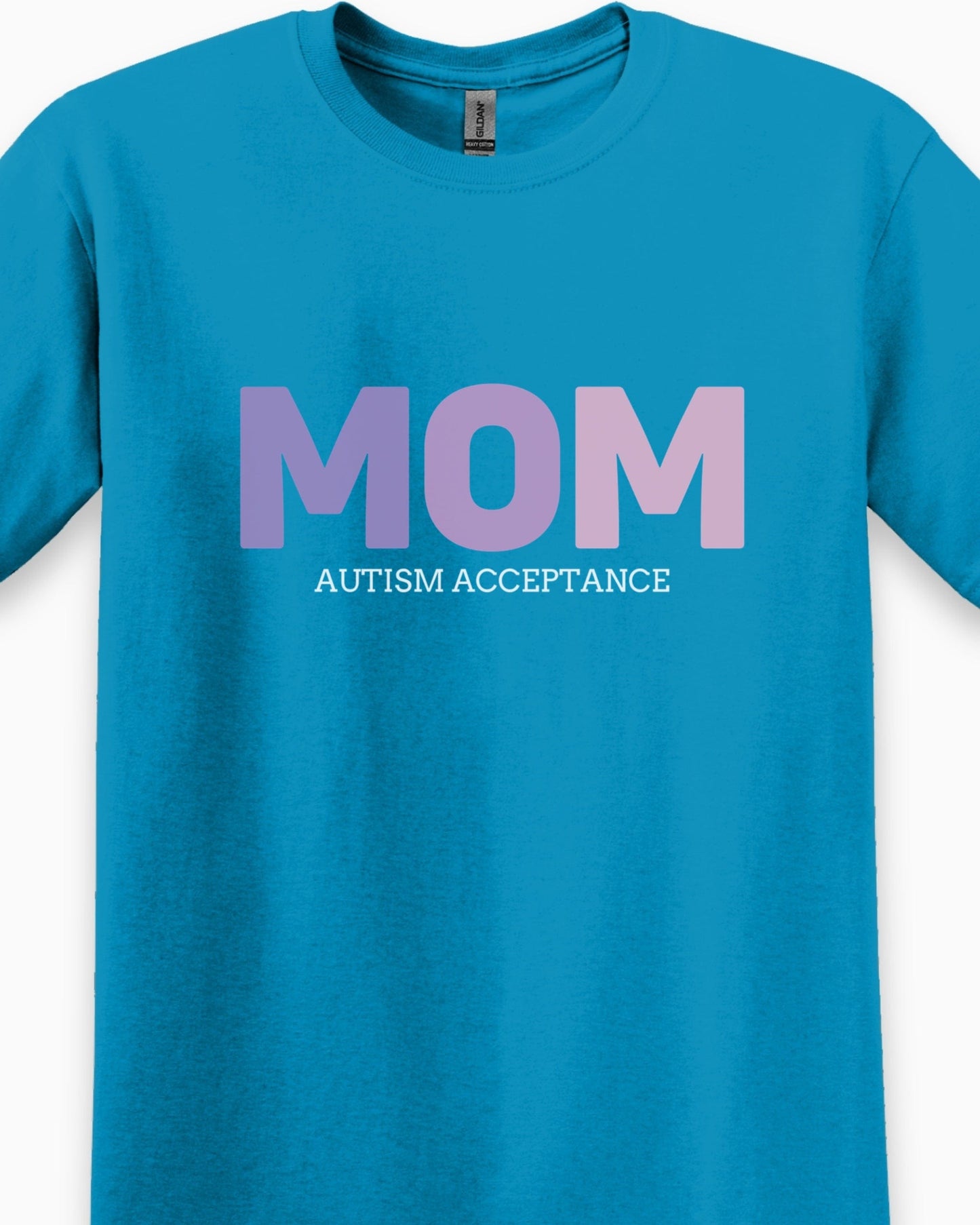 Mom Gradient Tee-Neurodiversity, ADHD & Autism Awareness & Acceptance T-Shirt by Daily Bloom