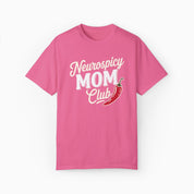 Autism T-Shirt By Daily Bloom Neurospicy Mom Club Comfort Colors Tee Crunchberry / S