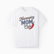 Autism T-Shirt By Daily Bloom Neurospicy Mom Club Comfort Colors Tee White / S