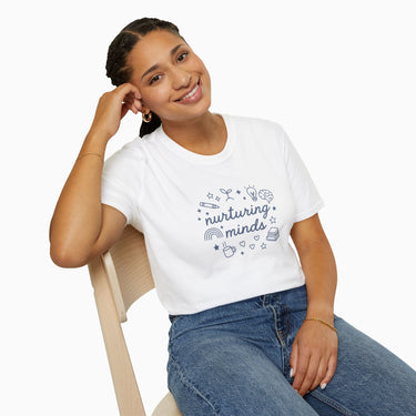 Autism T-Shirt - Nurturing Minds Tag - Free Tee - Daily Bloom