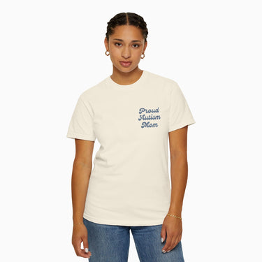 Autism T-Shirt - Proud Autism Mom Comfort Colors Tee - Daily Bloom