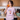 Model wearing the Orchid Cheers to Advocacy Comfort Colors tee, front print
