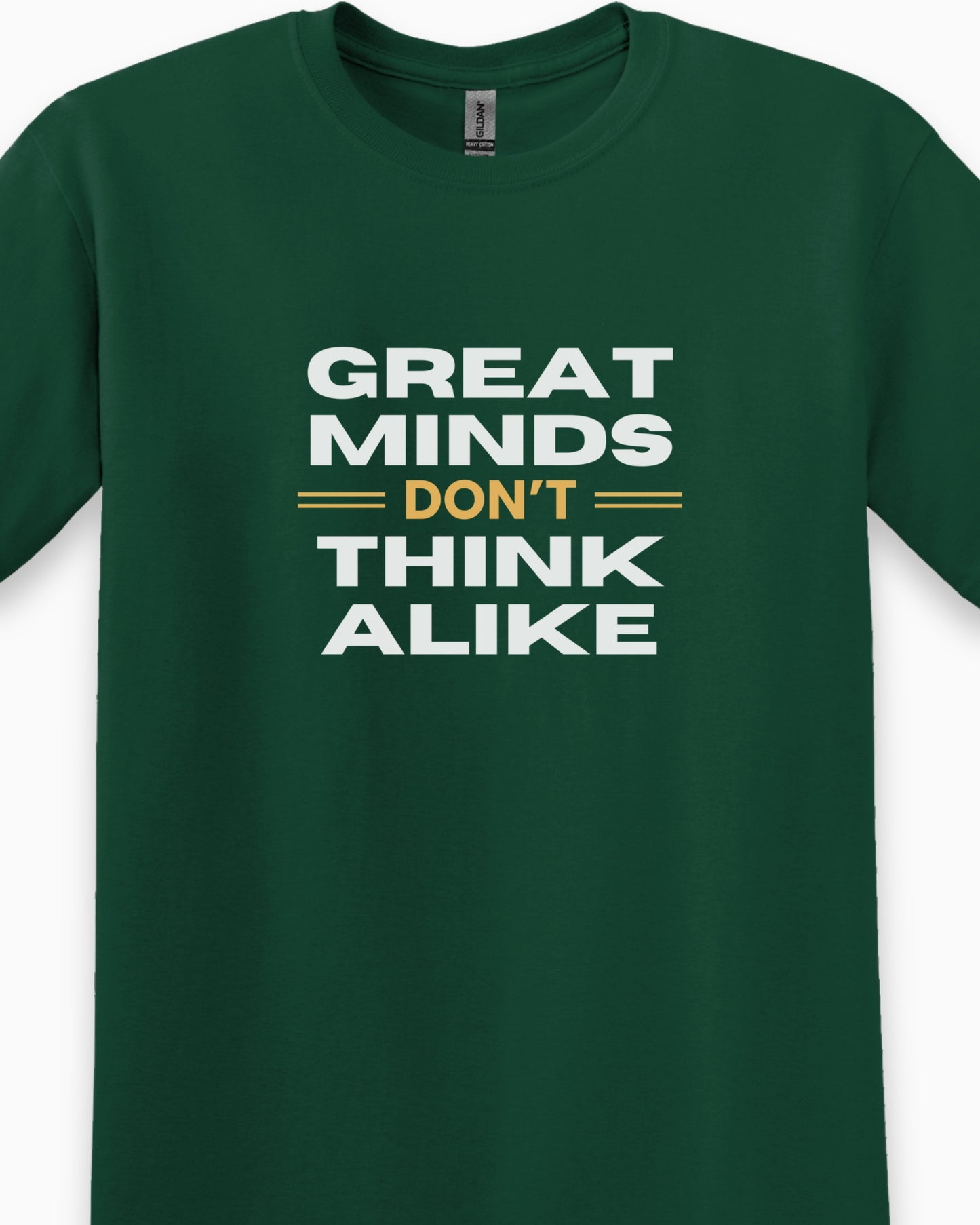 Great Minds Don't Think Alike Tee-Neurodiversity, ADHD & Autism Awareness & Acceptance T-Shirt by Daily Bloom