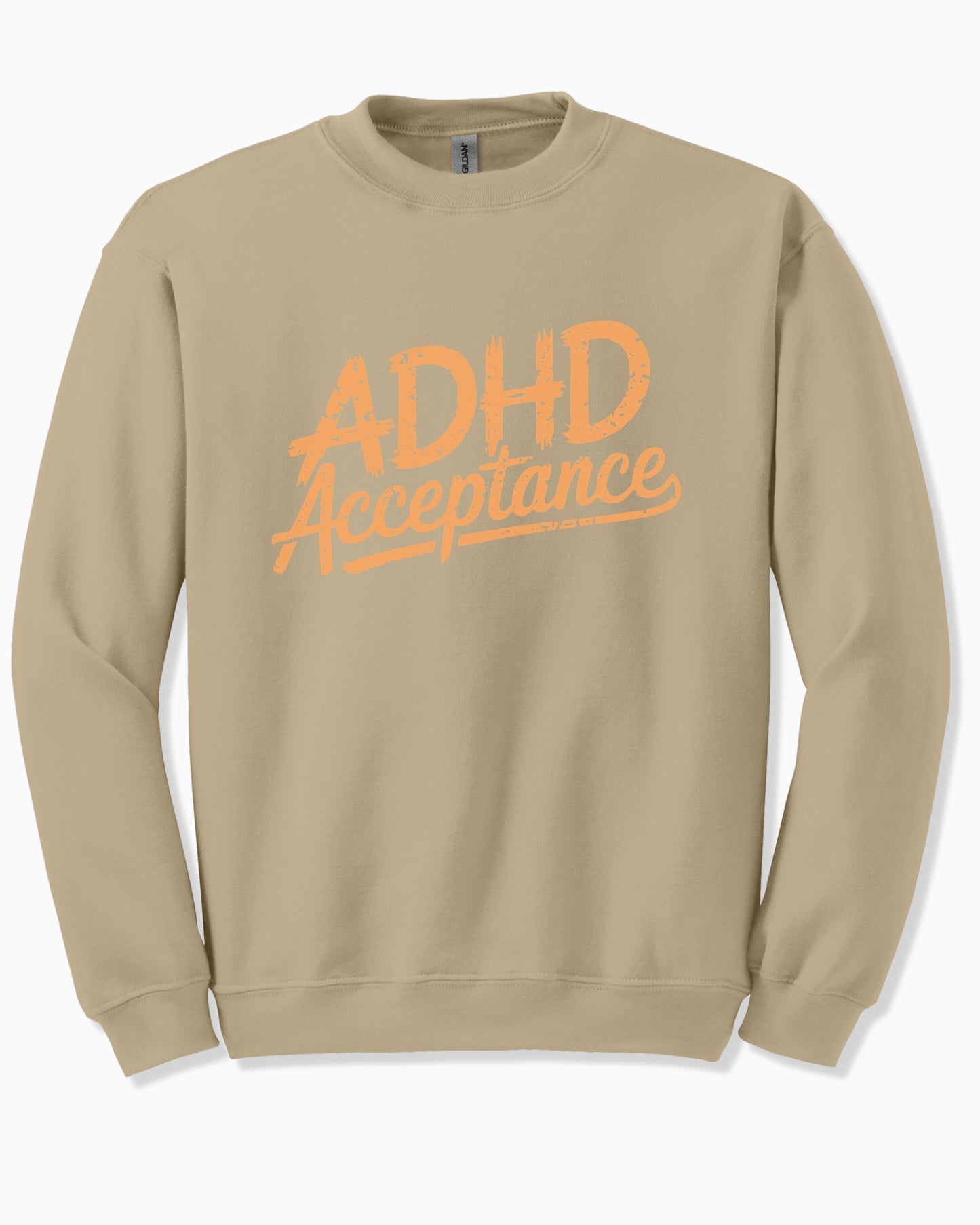 ADHD Acceptance Grunge Style Sweatshirt