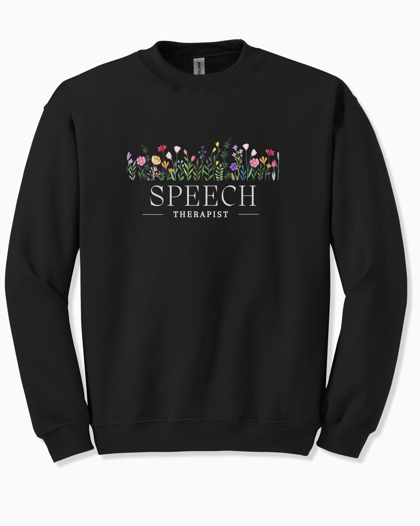 Speech Therapist Floral Sweatshirt