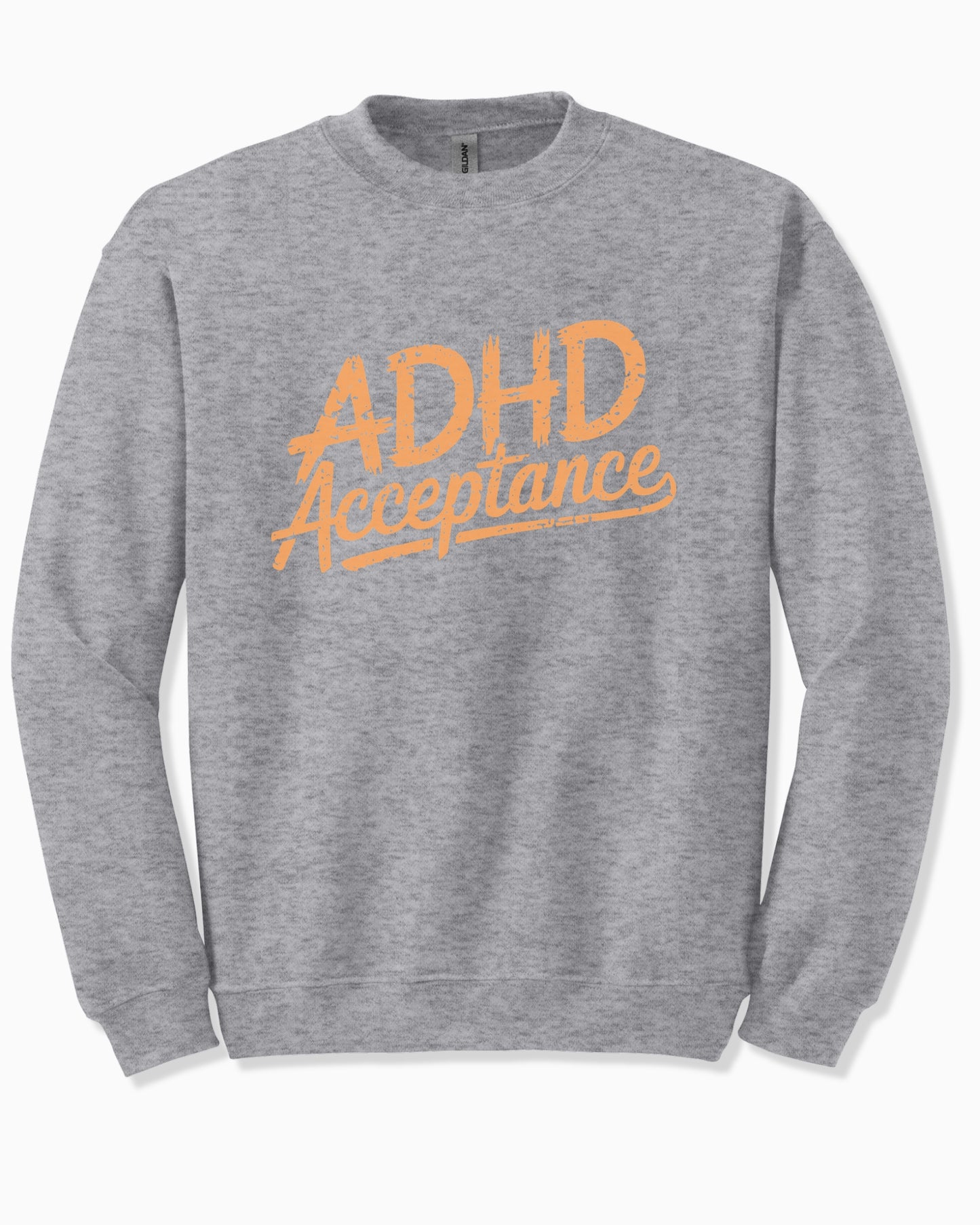 ADHD Acceptance Grunge Style Sweatshirt