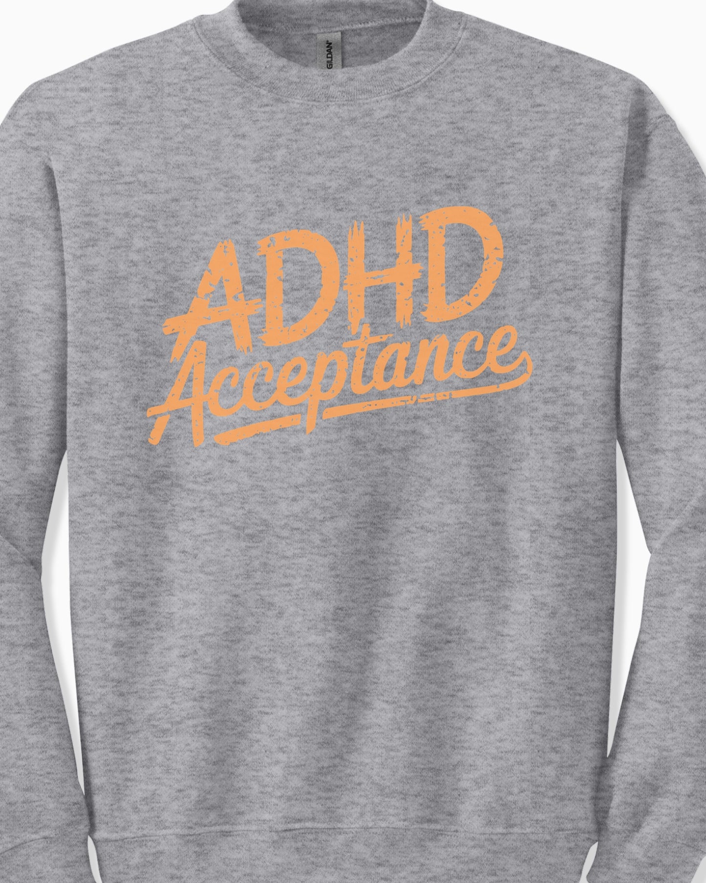 ADHD Acceptance Grunge Style Sweatshirt