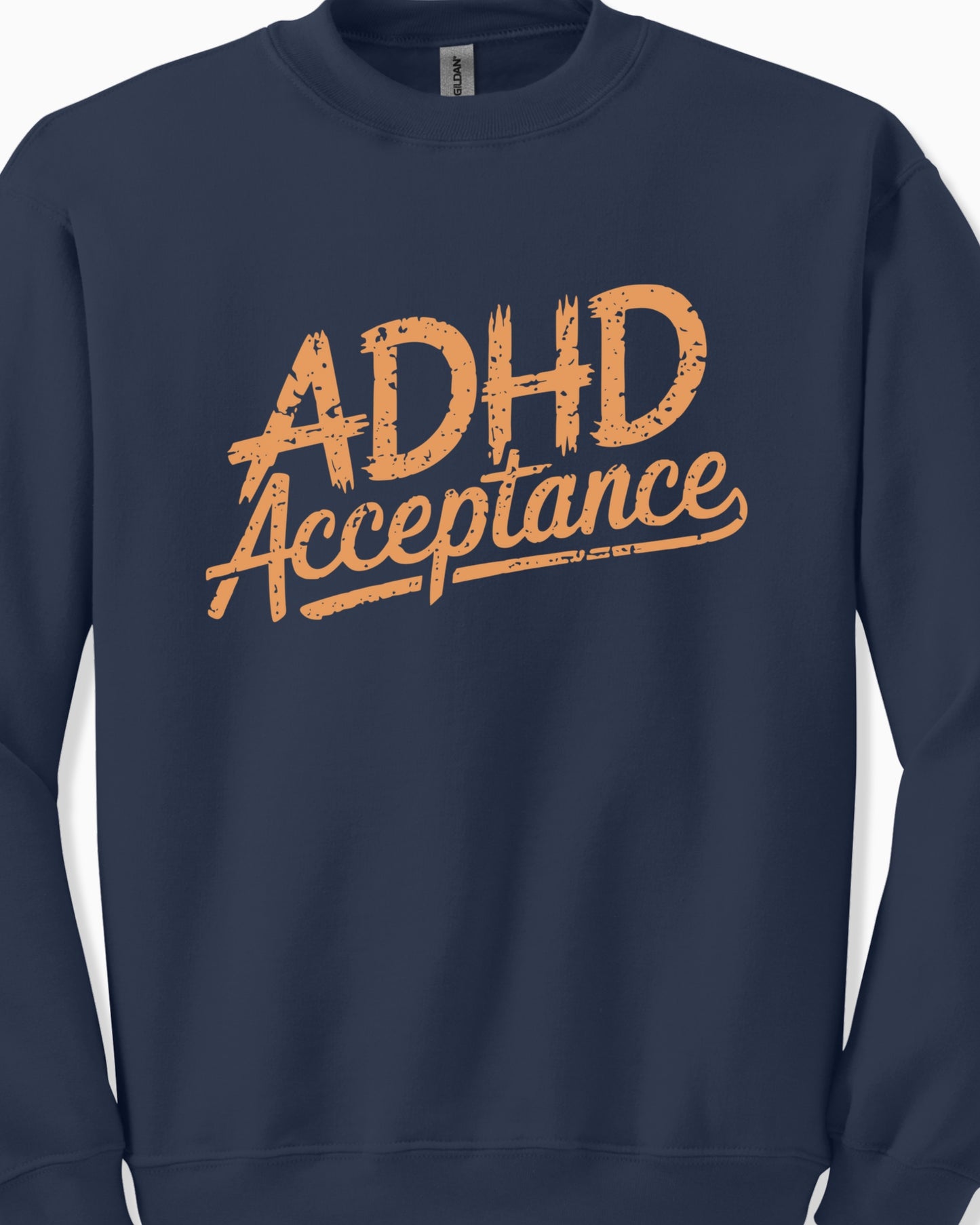 ADHD Acceptance Grunge Style Sweatshirt