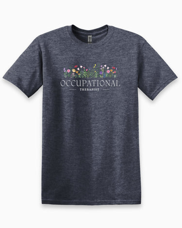 Autism T-Shirt - Occupational Therapist Floral Tee - Daily Bloom