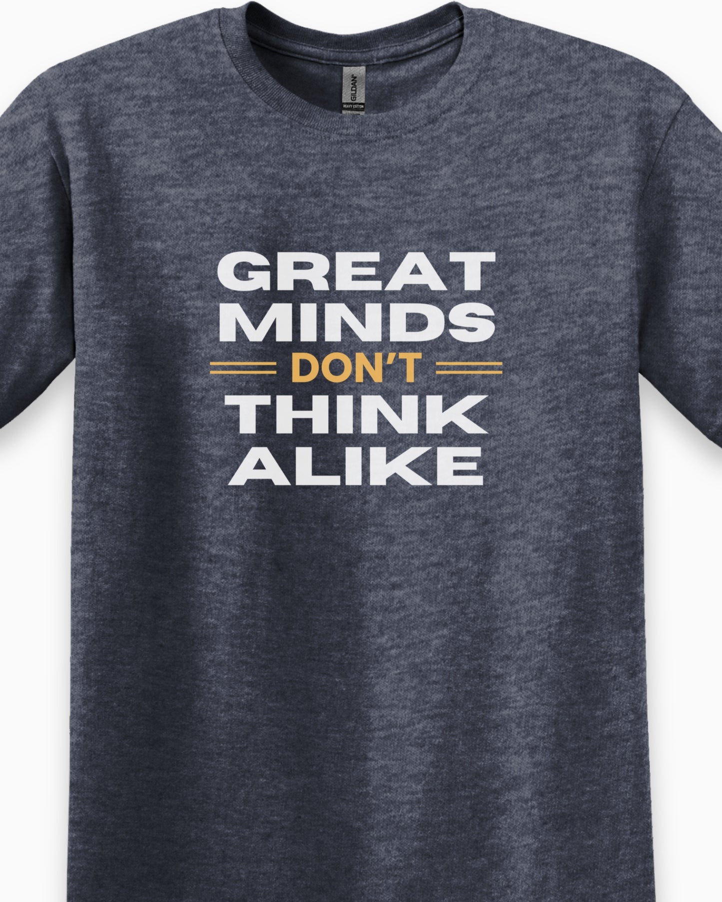 Great Minds Don't Think Alike Tee-Neurodiversity, ADHD & Autism Awareness & Acceptance T-Shirt by Daily Bloom