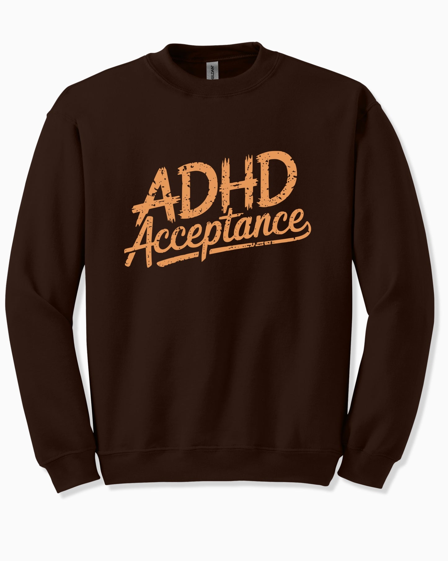 ADHD Acceptance Grunge Style Sweatshirt