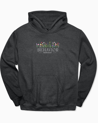 Autism Hoodie - Behavior Therapist Floral Hoodie - Daily Bloom