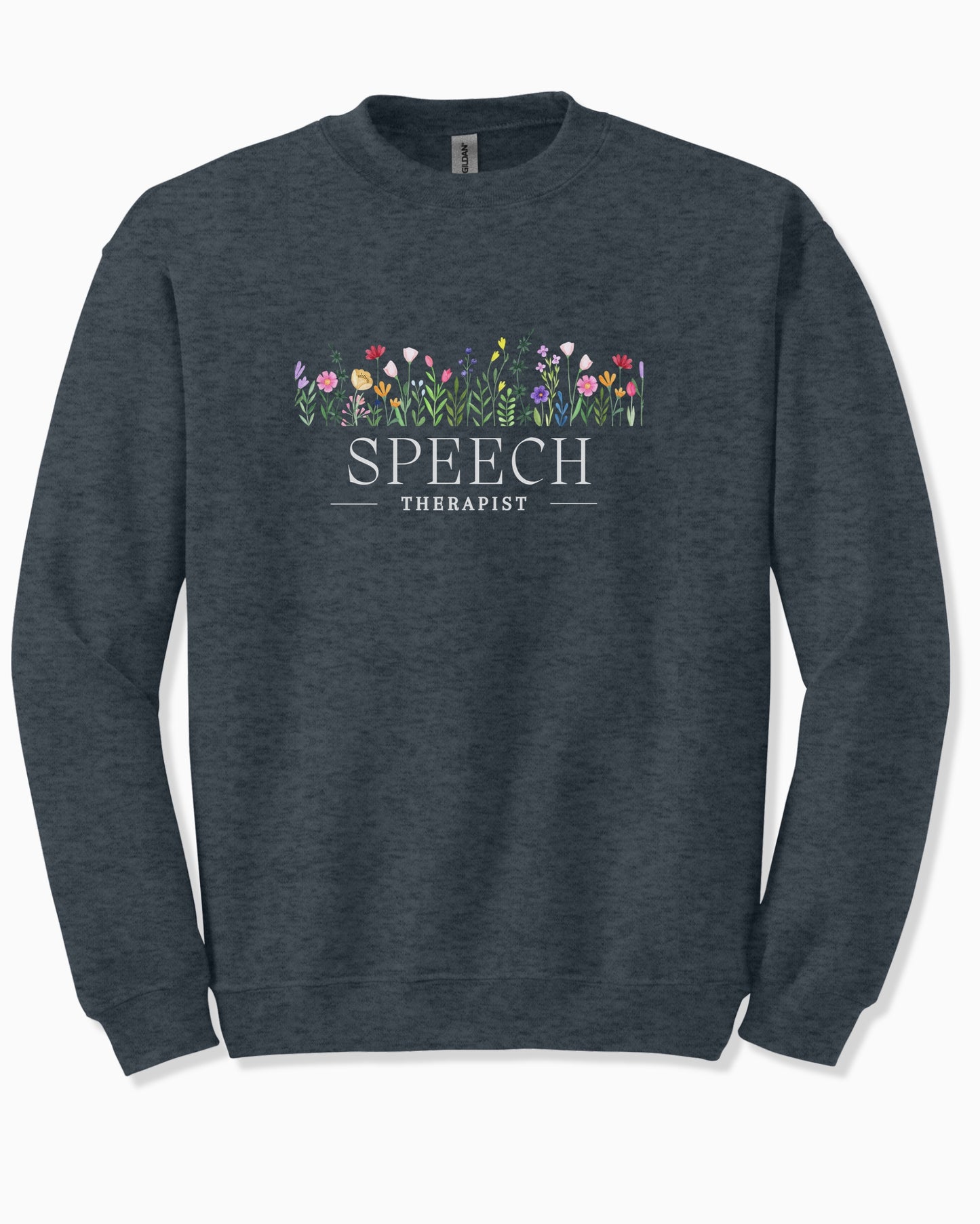 Speech Therapist Floral Sweatshirt