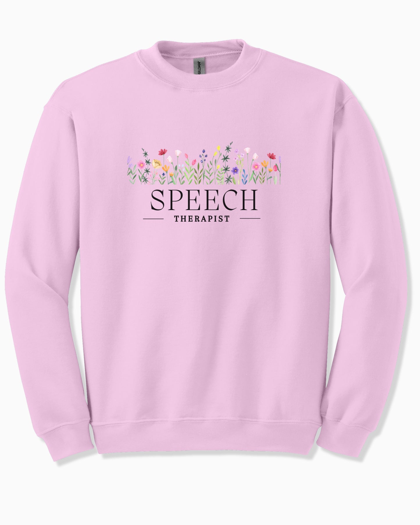 Speech Therapist Floral Sweatshirt